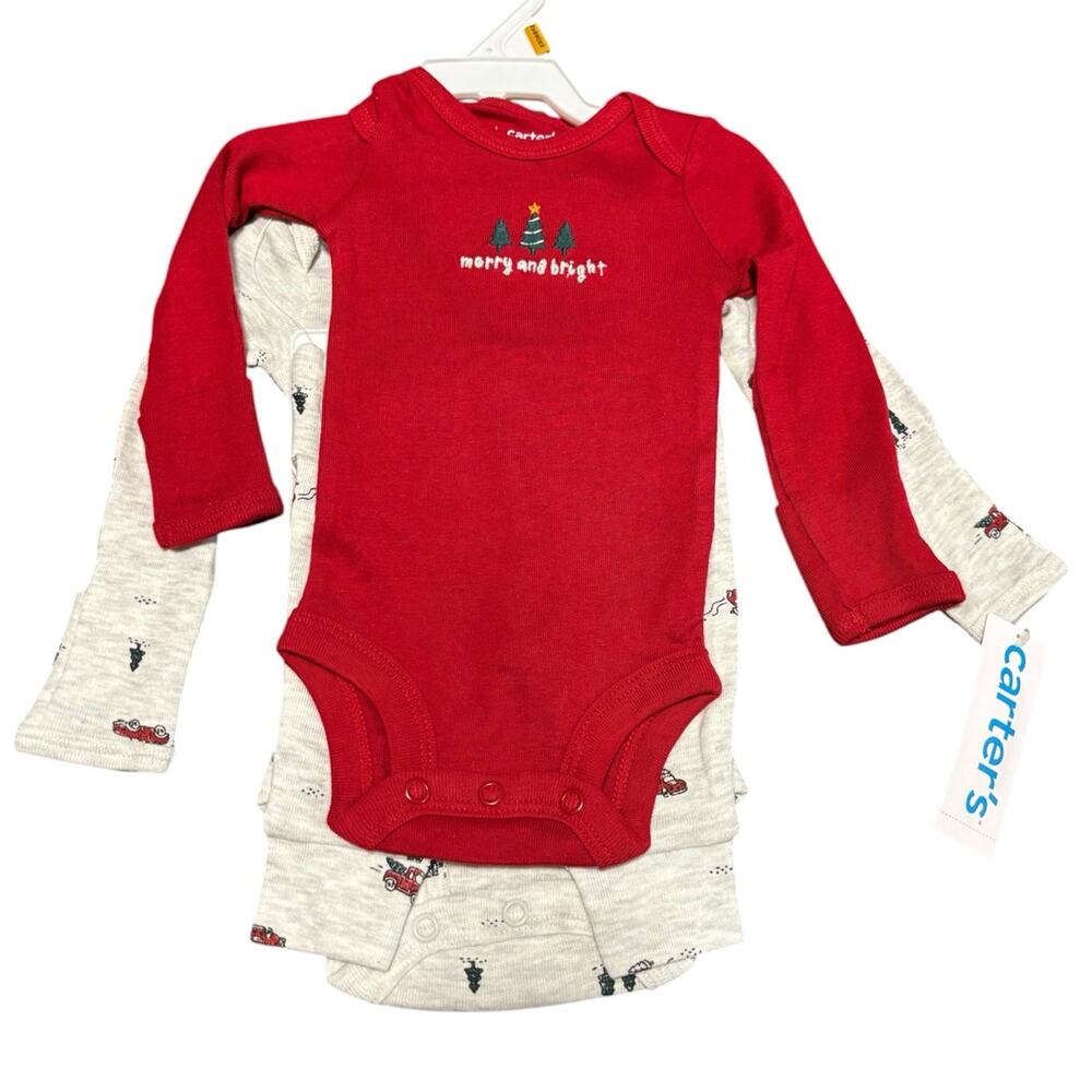 Carter’s NWT NB boy’s Christmas 3 pc outfit